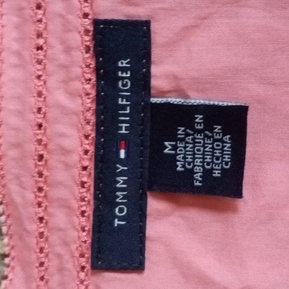 Tommy Hilfiger Medium cotton pleated top, short sleeves with crochet detail, NWT - Picture 5 of 9